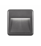 Luminaires to be built into the wall - Luces Exclusivas TERRASSA Outdoor Wall LED 4W 320lm 3000K dark grey IP54 LE71440 - product 1