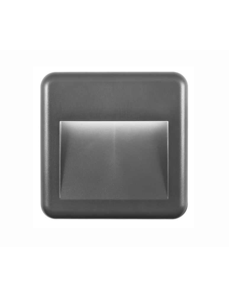 Luminaires to be built into the wall - Luces Exclusivas TERRASSA Outdoor Wall LED 4W 320lm 3000K dark grey IP54 LE71440 - product kolory-swiatla.pl 1
