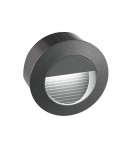 Luminaires to be built into the wall - Luces Exclusivas TARTAGAL Outdoor Wall LED 3W 270lm 3000K dark grey IP54 LE71441 - product 1