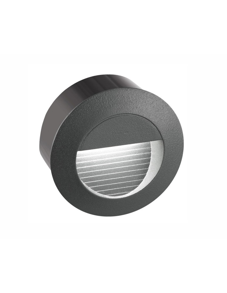 Luminaires to be built into the wall - Luces Exclusivas TARTAGAL Outdoor Wall LED 3W 270lm 3000K dark grey IP54 LE71441 - product kolory-swiatla.pl 1