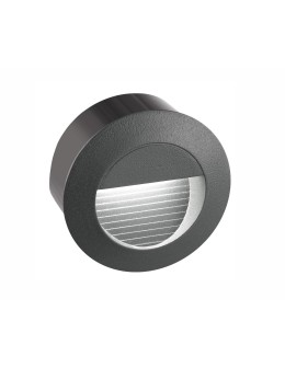 Luces Exclusivas TARTAGAL Zewnętrzna Ścienna LED 3W 270lm 3000K ciemnoszary IP54 LE71441