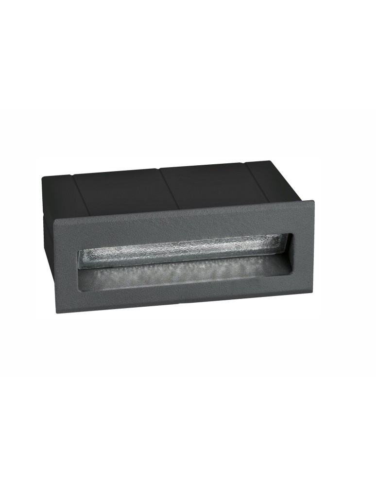 Luminaires to be built into the wall - Luces Exclusivas TARTAGAL Outdoor Wall LED 3W 270lm 3000K dark grey IP54 LE71447 - product kolory-swiatla.pl 1