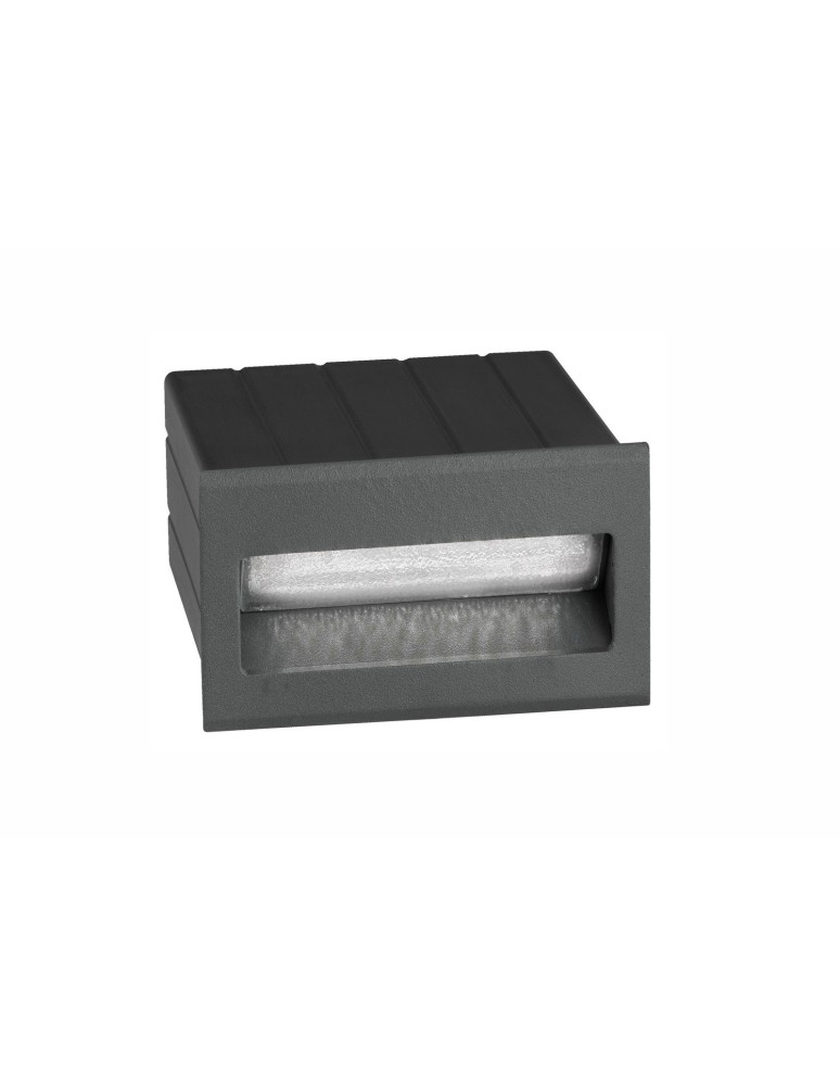 Luminaires to be built into the wall - Luces Exclusivas TARTAGAL Outdoor Wall LED 1.5W 145lm 3000K dark grey IP54 LE71449 - product kolory-swiatla.pl 1