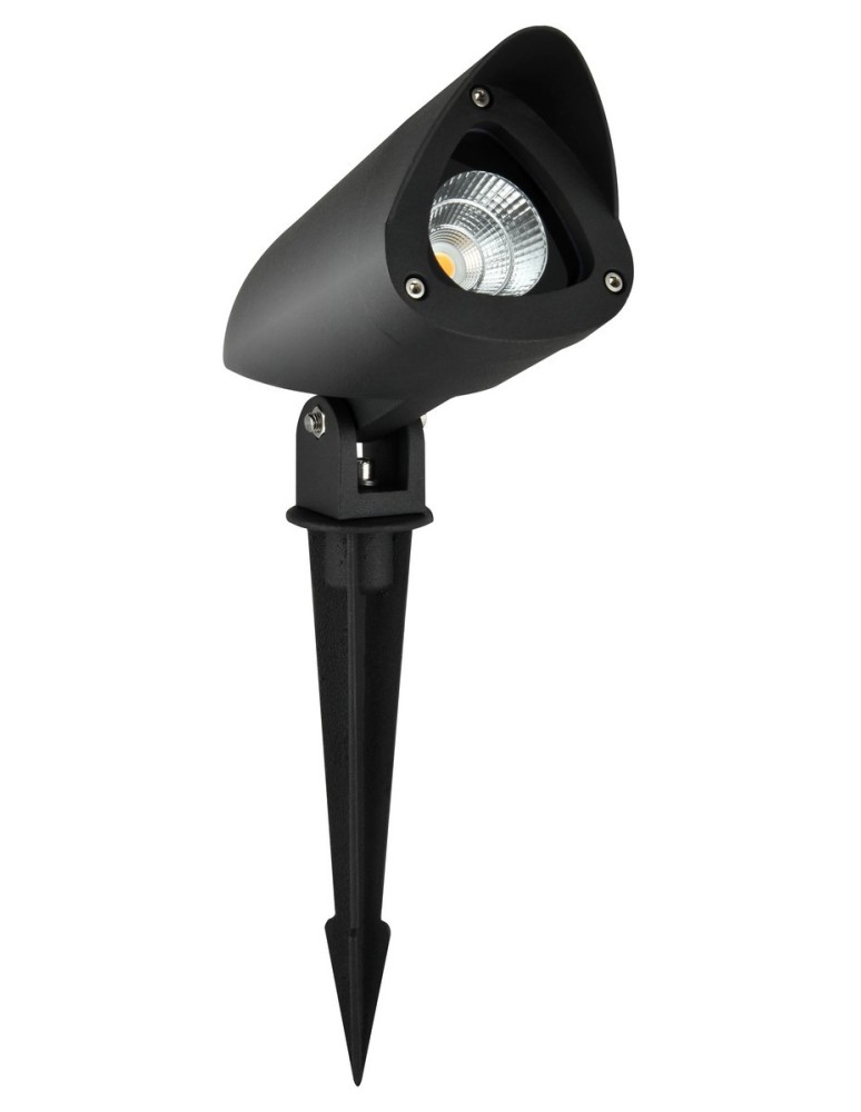 Garden lamps driven into the ground (with wedge) - Luces Exclusivas TORREJON Outdoor Standing LED 3W 180lm 3000K black IP65 LE71451 - product kolory-swiatla.pl 1