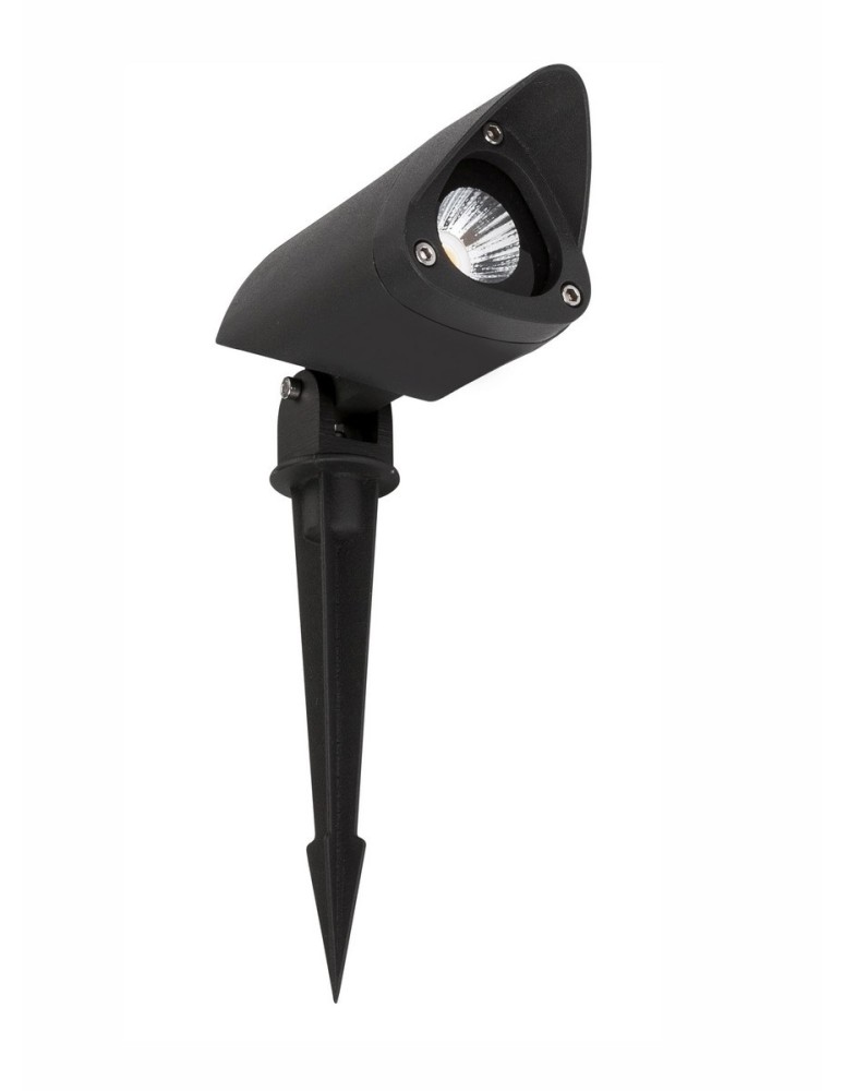 Garden lamps driven into the ground (with wedge) - Luces Exclusivas TORREJON Outdoor Standing LED 7W 420lm 3000K black IP65 LE71452 - product kolory-swiatla.pl 1