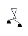 AZzardo ZYTA 2S Black MD2300-2S BK Pendant.