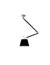 AZzardo ZYTA M 1xE27 Black AZ1847 + lampshade 20cm