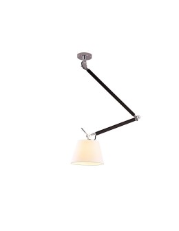 AZzardo ZYTA S 1xE27 Czarny AZ1845 + Abażur 20cm wisząca