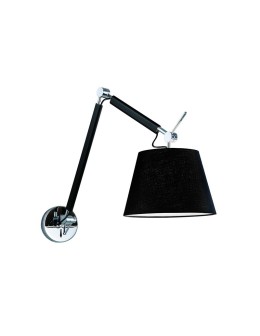 AZzardo ZYTA WALL S 1xE27 Black AZ1844 + Lampshade 20cm wall lamp.