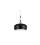 Scandinavian style pendant lamps - Azzardo PARMA BLACK 1xE27 Pendant Black AZ1331 - product 1