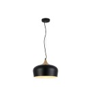 Scandinavian style pendant lamps - Azzardo PARMA BLACK 1xE27 Pendant Black AZ1331 - product 2