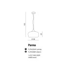 Scandinavian style pendant lamps - Azzardo PARMA BLACK 1xE27 Pendant Black AZ1331 - product 6
