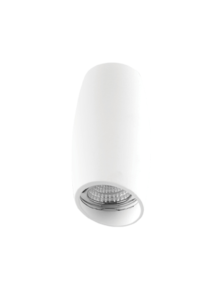 Ceiling luminaires for replaceable light source - Azzardo VASKO WHITE 1xGU10 Surface-mounted White Mat AZ1491 - product kolory-swiatla.pl 1