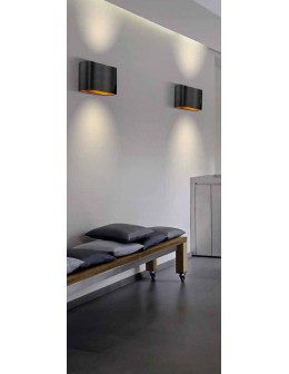 Azzardo VEGA BLACK/GOLD 1xG9 Wall Mounted Black/Gold AZ1709 - product 2