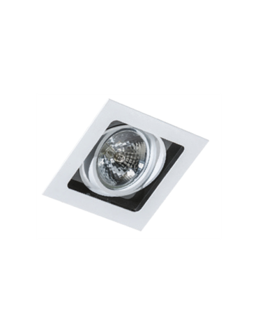 Azzardo SISTO 1 WHITE 1xES111 Recessed White/Black AZ1446