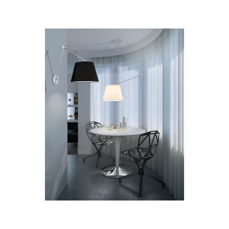 Azzardo ADAM WALL S LAMPBODY 1xE27 Wall/Arm with Mounting Base without Lampshade Chrome AZ1843