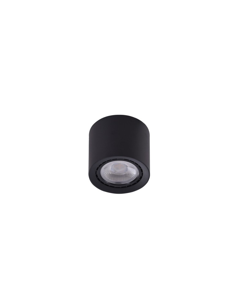Ceiling luminaires for replaceable light source - Azzardo ECO ALIX v.2 BK 1xES111 230V Surface Mounted Black AZ4319 - product kolory-swiatla.pl 1
