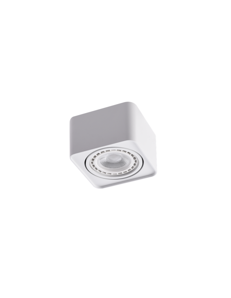 Ceiling luminaires for replaceable light source - Azzardo PAOLA 1 230V WH 1xES111 Surface-mounted Swinging White AZ4128 - product kolory-swiatla.pl 1