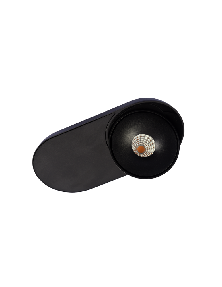 Flush-mounted directional lights - Azzardo TORONTO 1 BK LED 10W 680lm 3000K Swinging Inlet Black AZ4064 - product kolory-swiatla.pl 1
