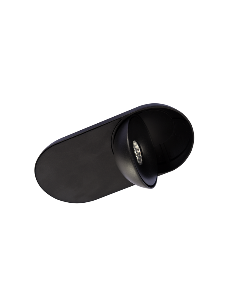 Flush-mounted directional lights - Azzardo TORONTO 1 BK LED 10W 680lm 3000K Swinging Inlet Black AZ4064 - product kolory-swiatla.pl 3