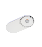 Flush-mounted directional lights - Azzardo TORONTO 1 WH LED 10W 680lm 3000K Drop-in Swivel White AZ4070 - product 1