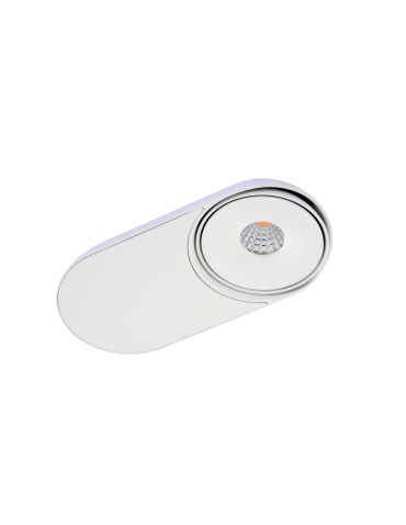 Azzardo TORONTO 1 WH LED 10W 680lm 3000K Drop-in Swivel White AZ4070