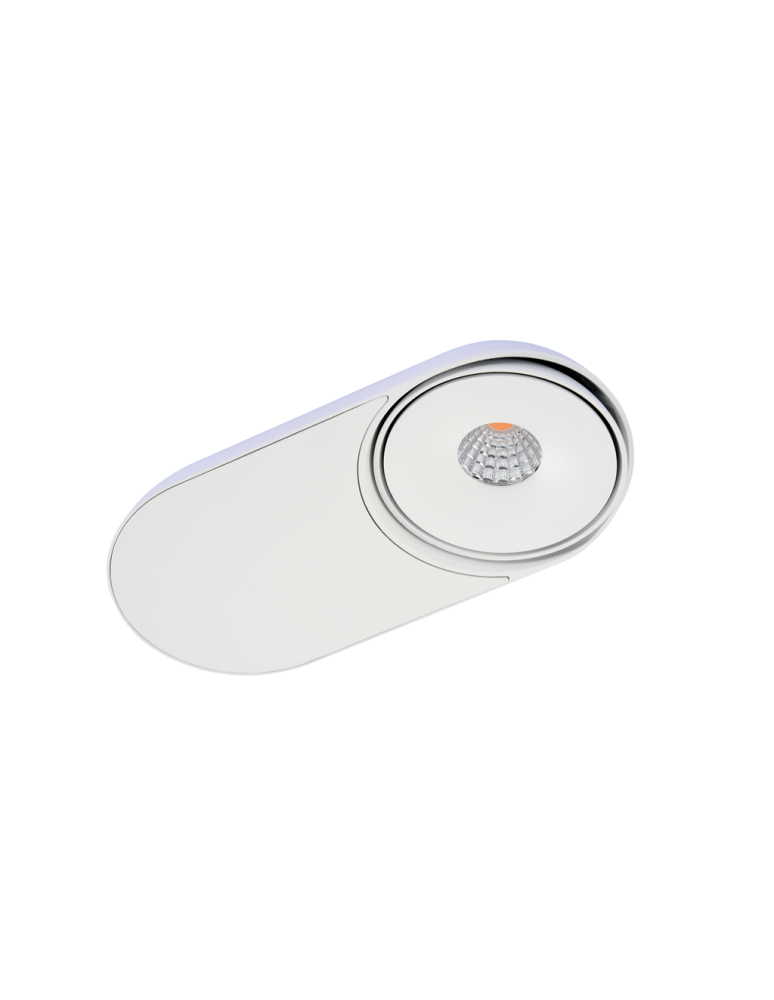Flush-mounted directional lights - Azzardo TORONTO 1 WH LED 10W 680lm 3000K Drop-in Swivel White AZ4070 - product kolory-swiatla.pl 1