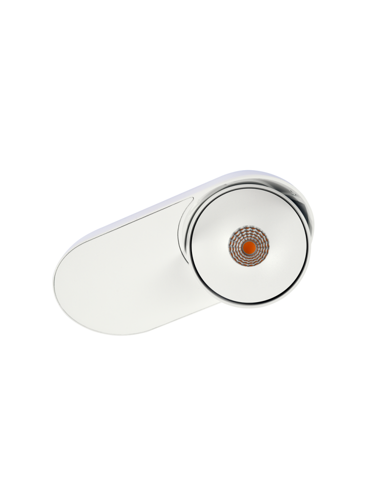Flush-mounted directional lights - Azzardo TORONTO 1 WH LED 10W 680lm 3000K Drop-in Swivel White AZ4070 - product kolory-swiatla.pl 3