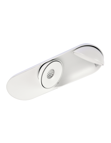 Azzardo TORONTO 2 WH LED 2x10W 2x680lm 3000K Wpust Wychylna Biały AZ4072 - produkt 2