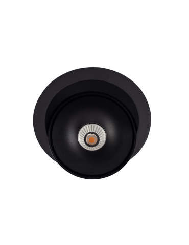 Azzardo TORONTO 1 SPOT BK LED 15W 810lm 3000K Wpust Wychylna Czarny AZ4063 - produkt 2