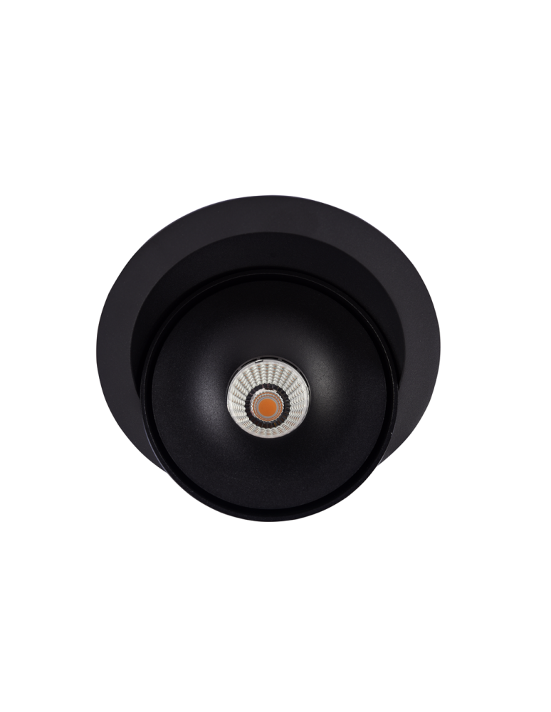 Flush-mounted directional lights - Azzardo TORONTO 1 SPOT BK LED 15W 810lm 3000K Drop-in Swivel Black AZ4063 - product kolory-swiatla.pl 2