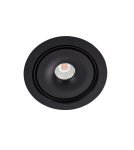 Flush-mounted directional lights - Azzardo TORONTO 1 SPOT BK LED 15W 810lm 3000K Drop-in Swivel Black AZ4063 - product 1
