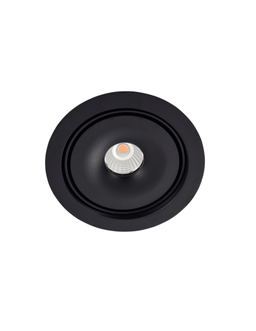 Azzardo TORONTO 1 SPOT BK LED 15W 810lm 3000K Drop-in Swivel Black AZ4063
