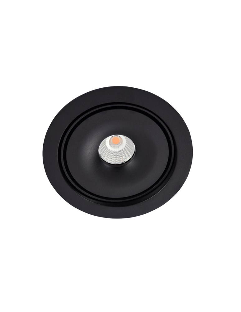 Flush-mounted directional lights - Azzardo TORONTO 1 SPOT BK LED 15W 810lm 3000K Drop-in Swivel Black AZ4063 - product kolory-swiatla.pl 1