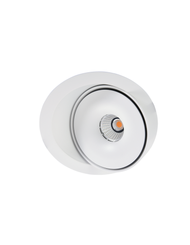 Azzardo TORONTO 1 SPOT WH LED 15W 810lm 3000K Wpust Wychylna Biały AZ4071 - produkt 2