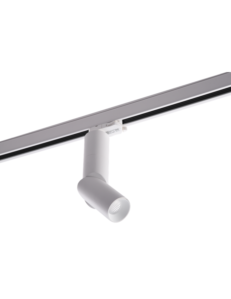 Lamps for 3-phase busbars - Azzardo SANTOS TRACK 3F WH/WH LED 12W 820lm 3000K Reflector for Three-Phase Rail White AZ4184 - product kolory-swiatla.pl 1
