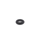 Flush-mounted lamps - pendants - Azzardo CARLO 1 BK 1xGU10 Drop-in Swivel Black AZ4141 - product 1