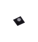 Flush-mounted lamps - pendants - Azzardo MILET BK 1xGU10 Drop-in Fixed Black AZ4076 - product 1