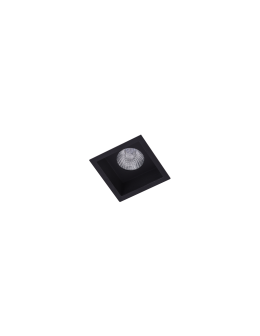 Azzardo MILET BK 1xGU10 Wpust Nieruchoma Czarny AZ4076