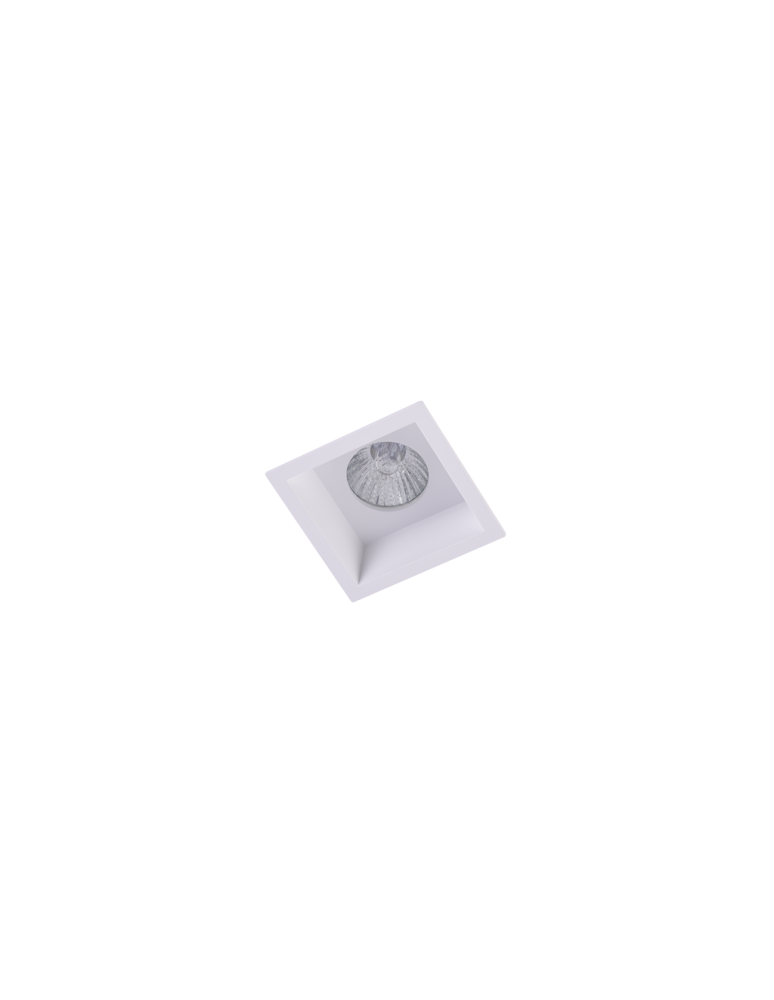 Flush-mounted lamps - pendants - Azzardo MILET WH 1xGU10 drop-in Fixed White AZ4075 - product kolory-swiatla.pl 1