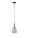 Azzardo ELEKTRA 1 1xG9 Pendant Transparent/Chrome AZ1687