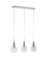 Azzardo ELEKTRA 3 LINE 3xG9 Pendant Transparent/Chrome AZ1689
