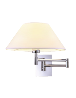 Azzardo TRAPEZIO WALL 1xE27 Ścienna Biały/Chrom AZ1542