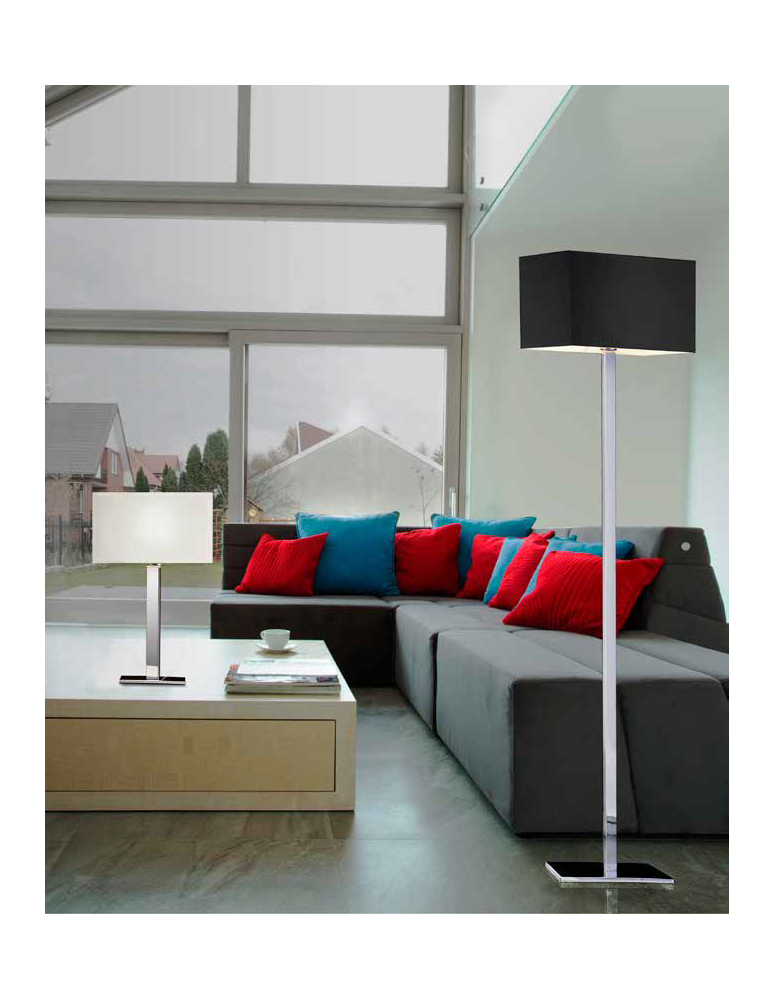 Table lamps with lampshade - Azzardo MARTENS TABLE WHITE 1xE27 Table White AZ1527 - product kolory-swiatla.pl 2