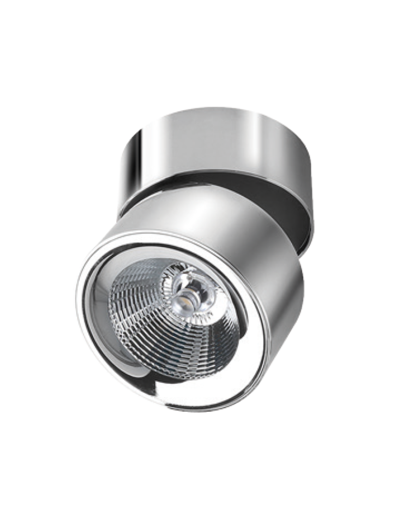 LED headlights - Azzardo SCORPIO CHROME 1xLED Ceiling Spotlight Chrome AZ1452 - product kolory-swiatla.pl 2
