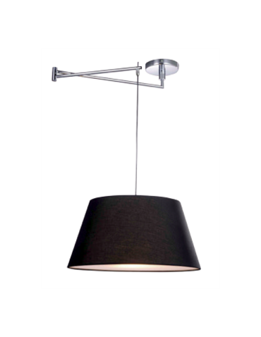 AZzardo NATALIA S Black AZ1924+AZ2590 (includes 50cm black lampshade) Pendant. - product 2