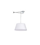 Pendant lamps with lampshade - AZzardo NATALIA S White AZ1924+AZ2592 (includes 50cm white lampshade) Pendant. - product 3