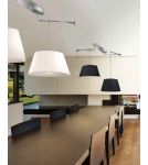 Pendant lamps with lampshade - AZzardo NATALIA S White AZ1924+AZ2592 (includes 50cm white lampshade) Pendant. - product 5