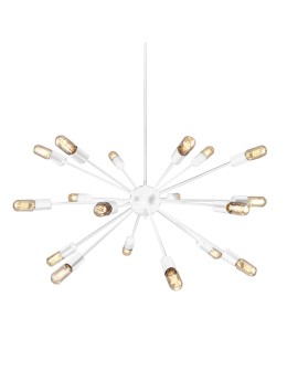 Azzardo ORBIT WHITE 18xE27 Wisząca Biały AZ1658