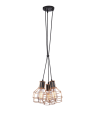 Azzardo CARRON 3 COPPER 3xE27 Wisząca Miedź AZ1660